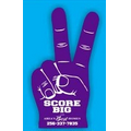 "V" For Victory Foam Hand Mitt (16")